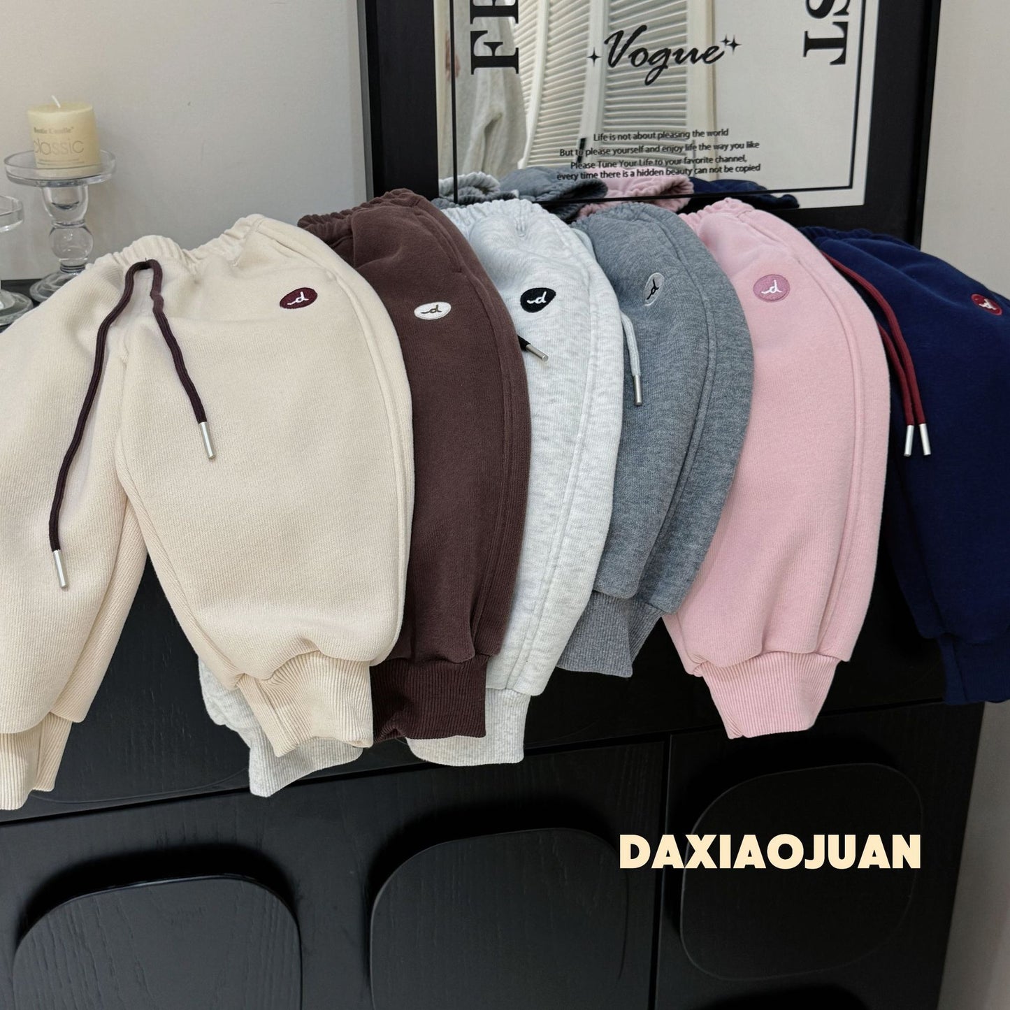 Pantalon de survêtement en polaire pour enfants DXJ
