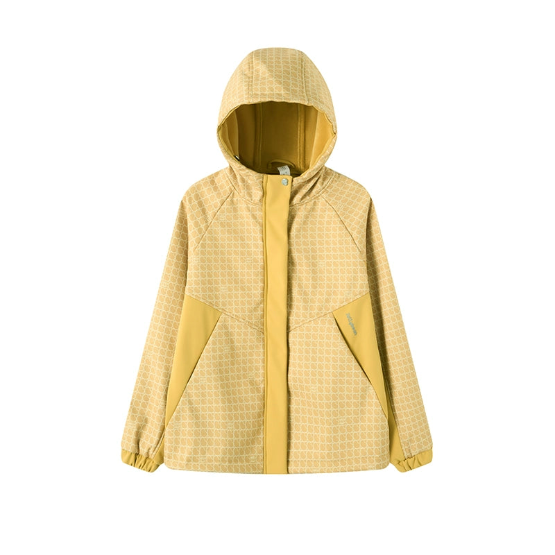 Jollybean Kids Bean Full Print Thermal Sport Soft Shell Jacket (120-170/5y-Adult)