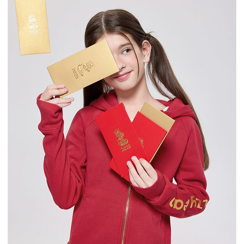 Jollybean Girls Chinese New Year's Fleece Slim Sweatshirt