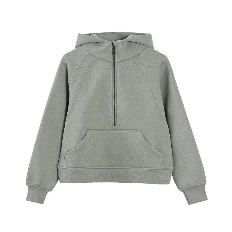 Jollybean CozyFlex Kids' Half-Zip Fleece Sweatshirt (120-170/5y-Adult)