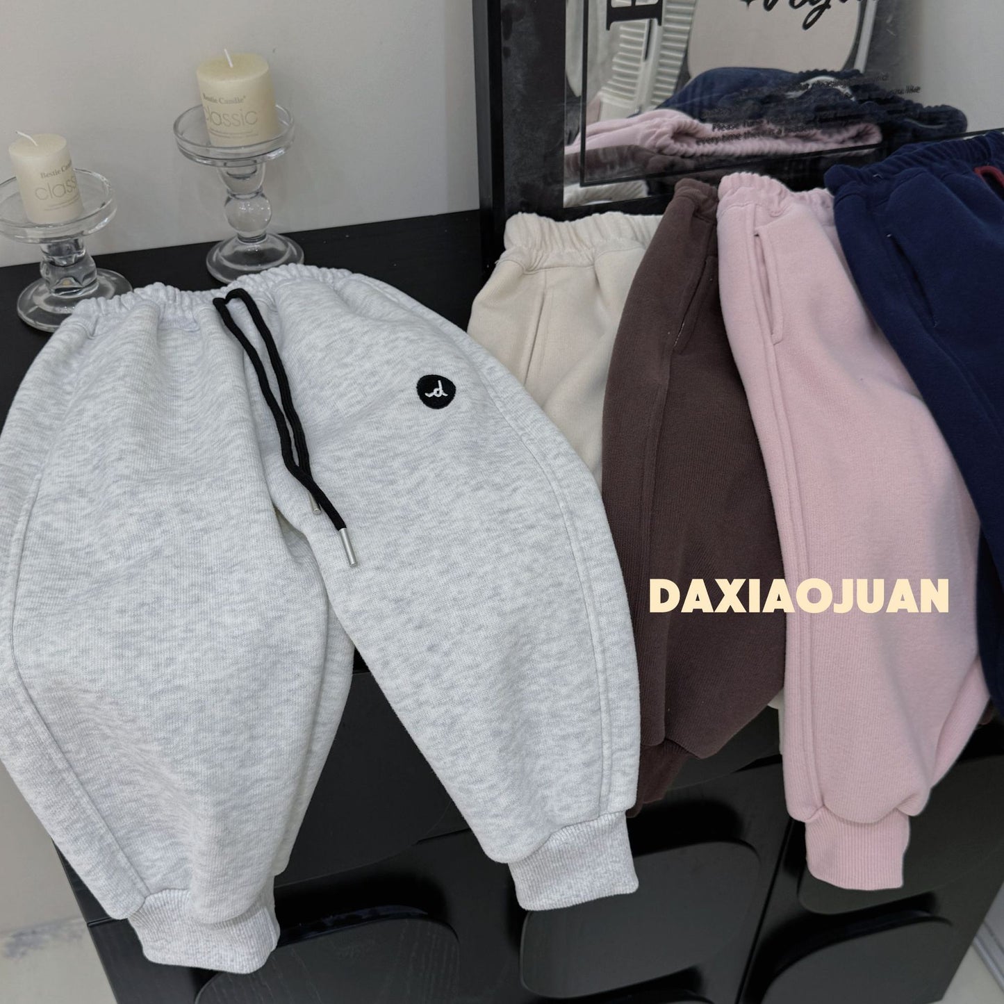 Pantalon de survêtement en polaire pour enfants DXJ