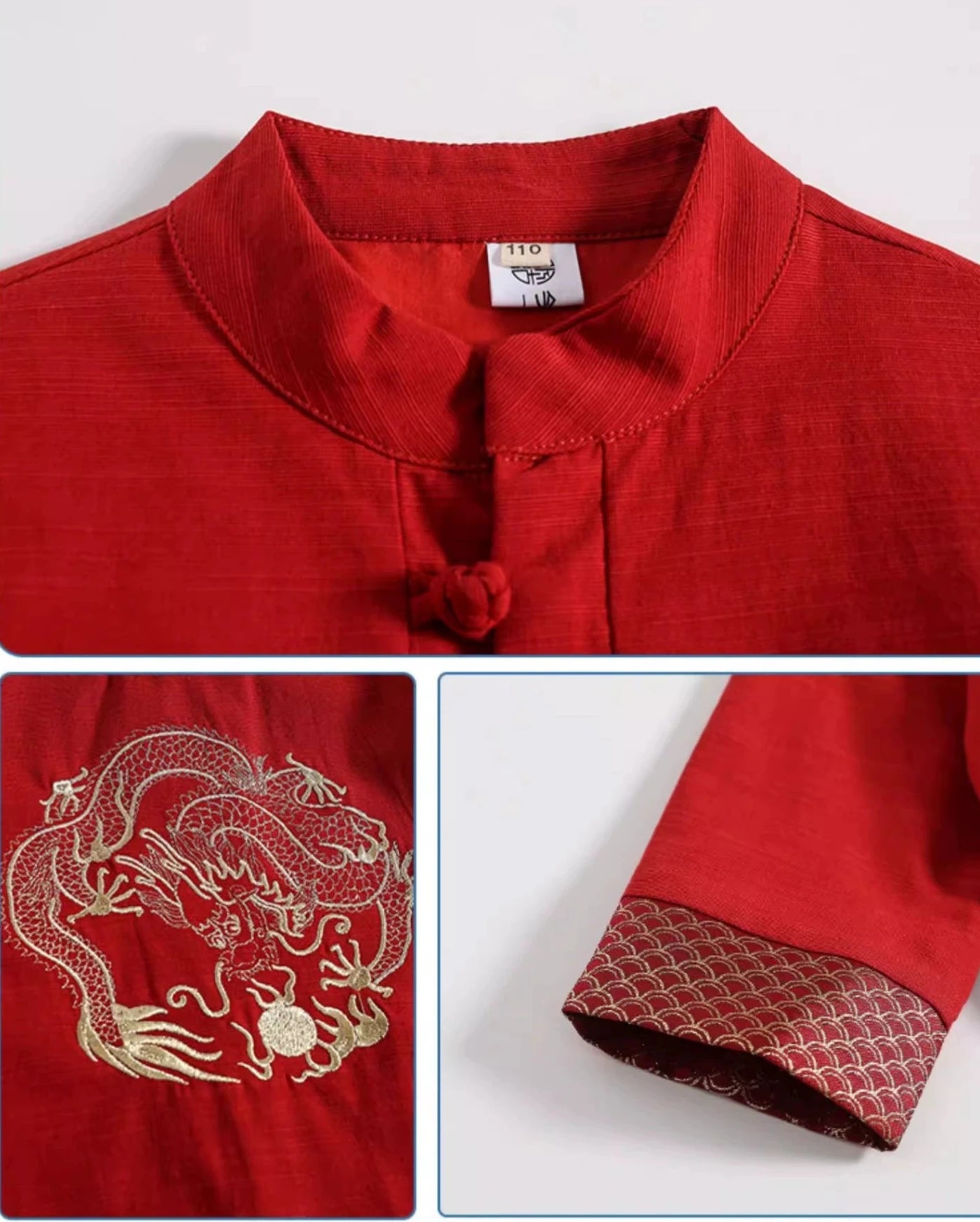 T-shirt JXGX automne/printemps pour garçon du Nouvel An chinois --- Longyi