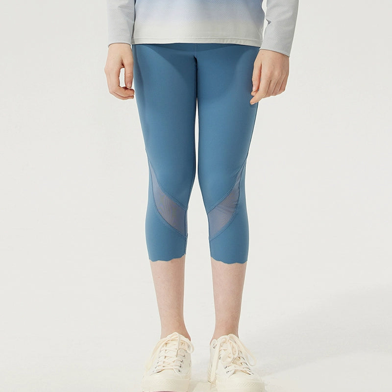 Jollybean Girls BreezeFlex Mesh Capri Leggings (120-170/ 5y-Adult)