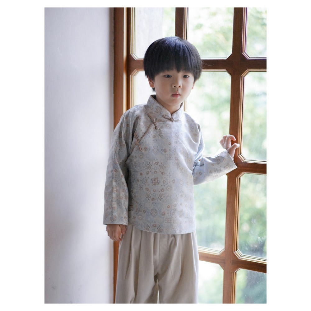 Veste jacquard à manches oversize pour garçon MaNa