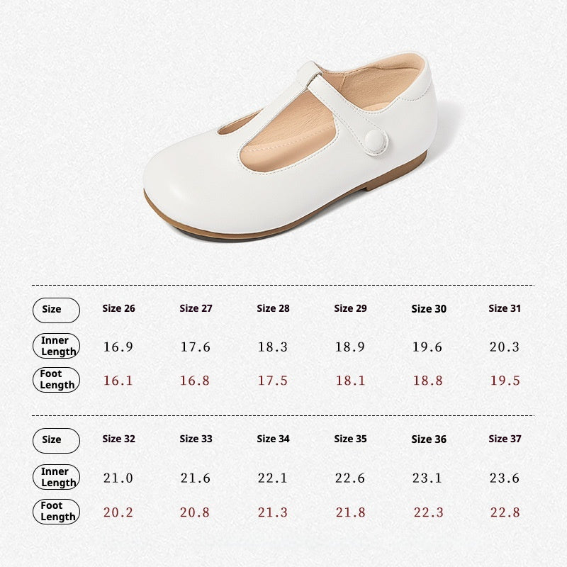 Snoffy Girls Leather Shoes