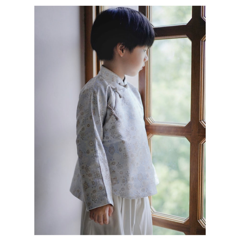 Veste jacquard à manches oversize pour garçon MaNa