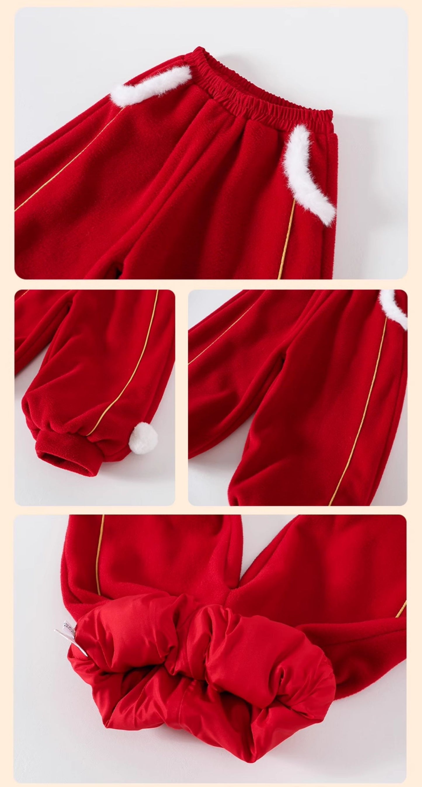 JXGX Kids Chinese New Year Pants