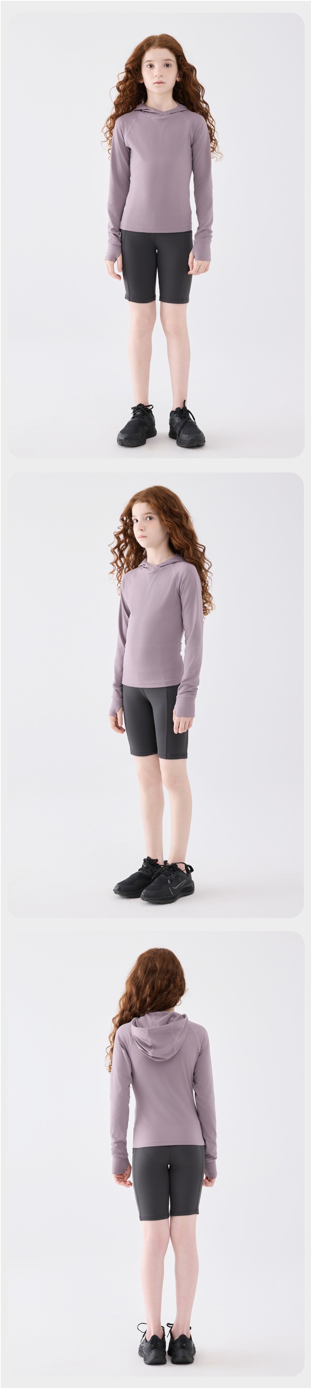 Jollybean Dofit AeroFlex Girls' Performance Hoodie (120-170/5y-Adult)
