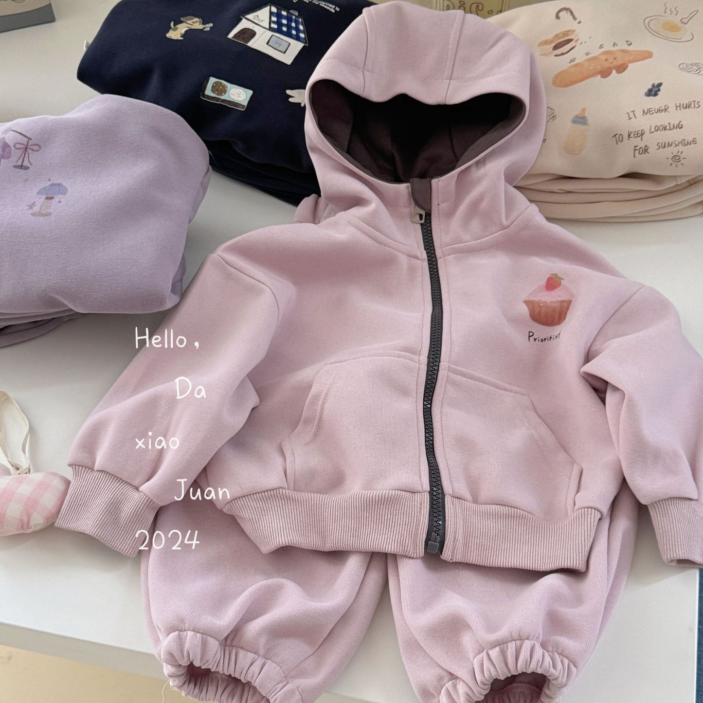 Ensemble vichy d'été pour fille DXJ Berry