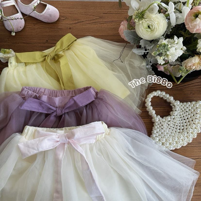 La jupe tutu en tulle pour fille Bi8Bo