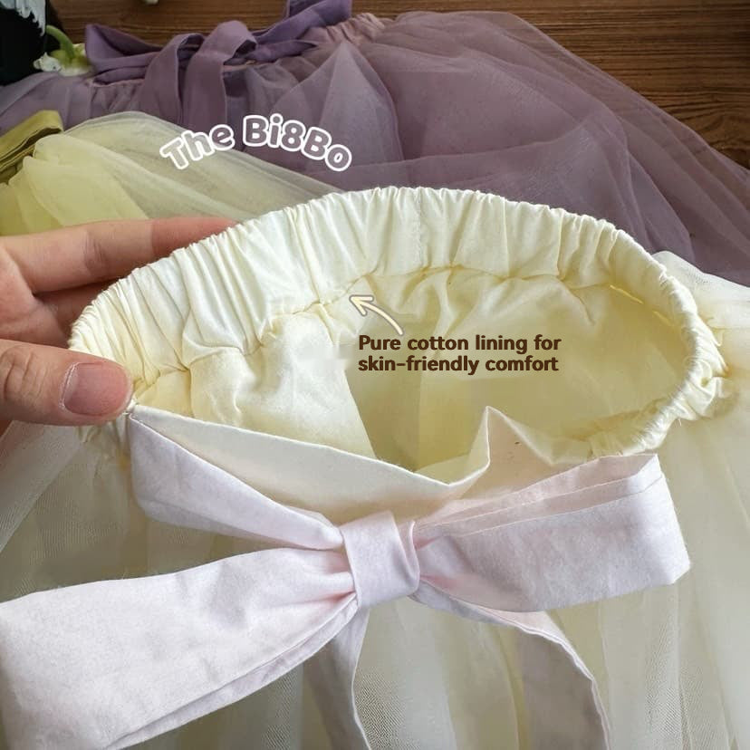 La jupe tutu en tulle pour fille Bi8Bo