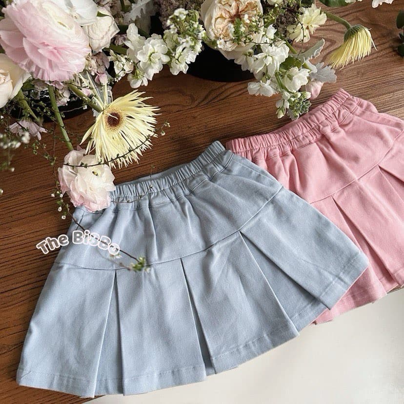 The Bi8Bo Girl Pleated A-Line Skirt