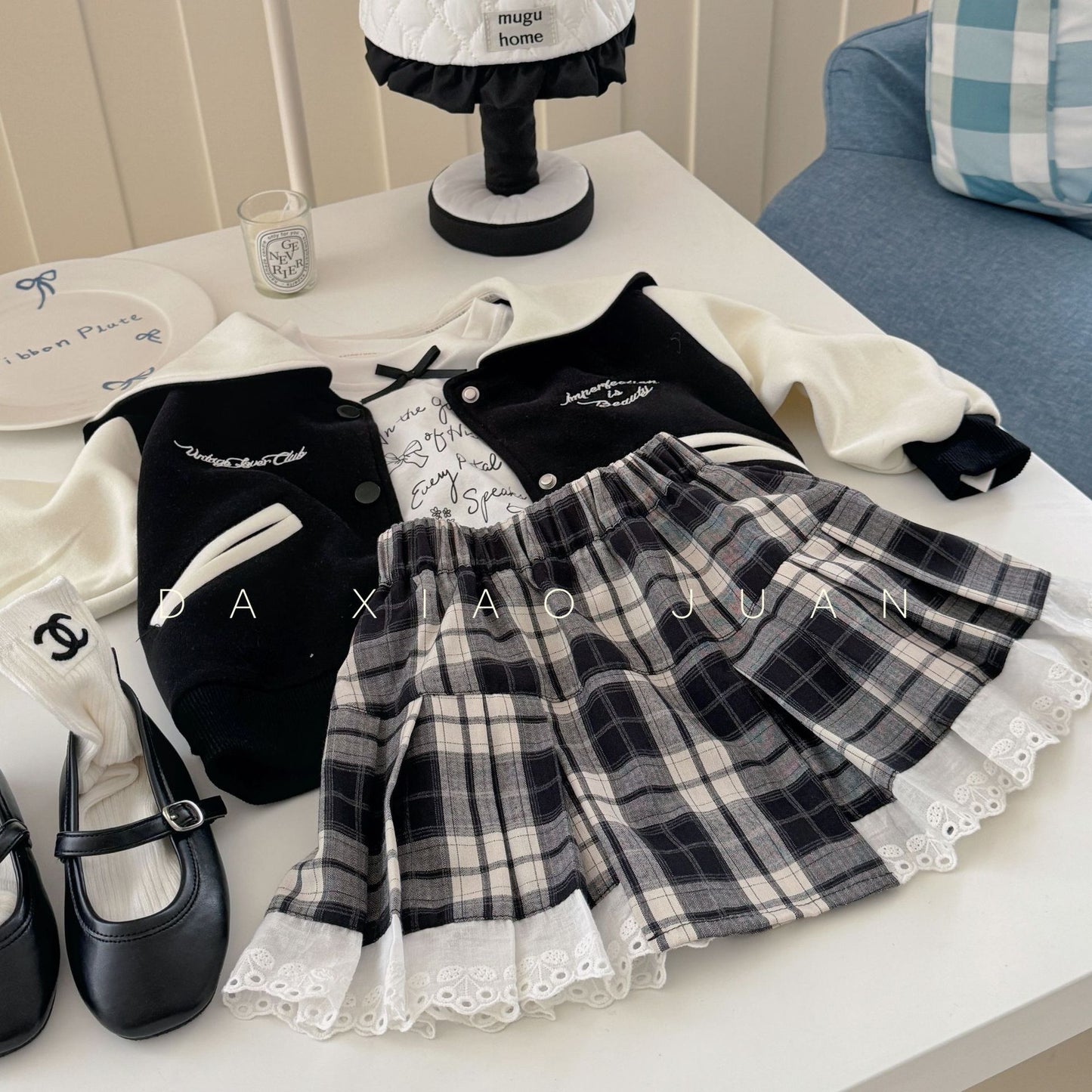 DXJ Camisole florale d'été pour fille
