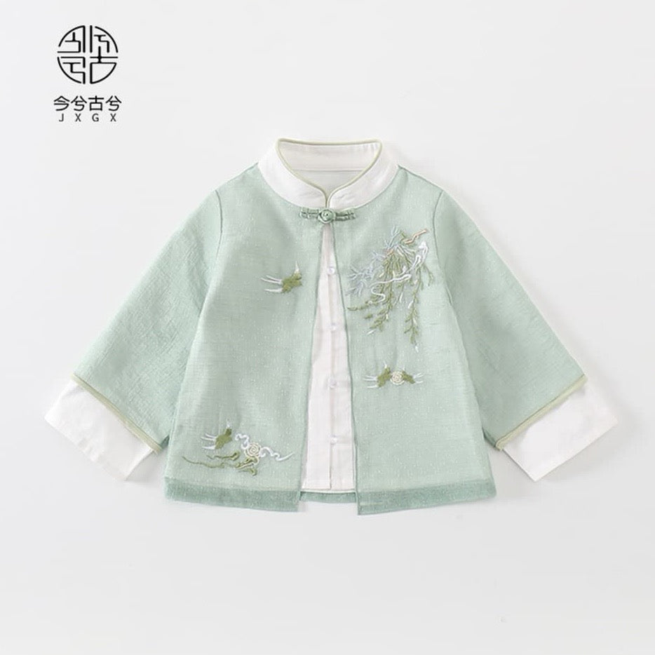 JXGX 2024 Haut Hanfu pour garçon-LiuYan