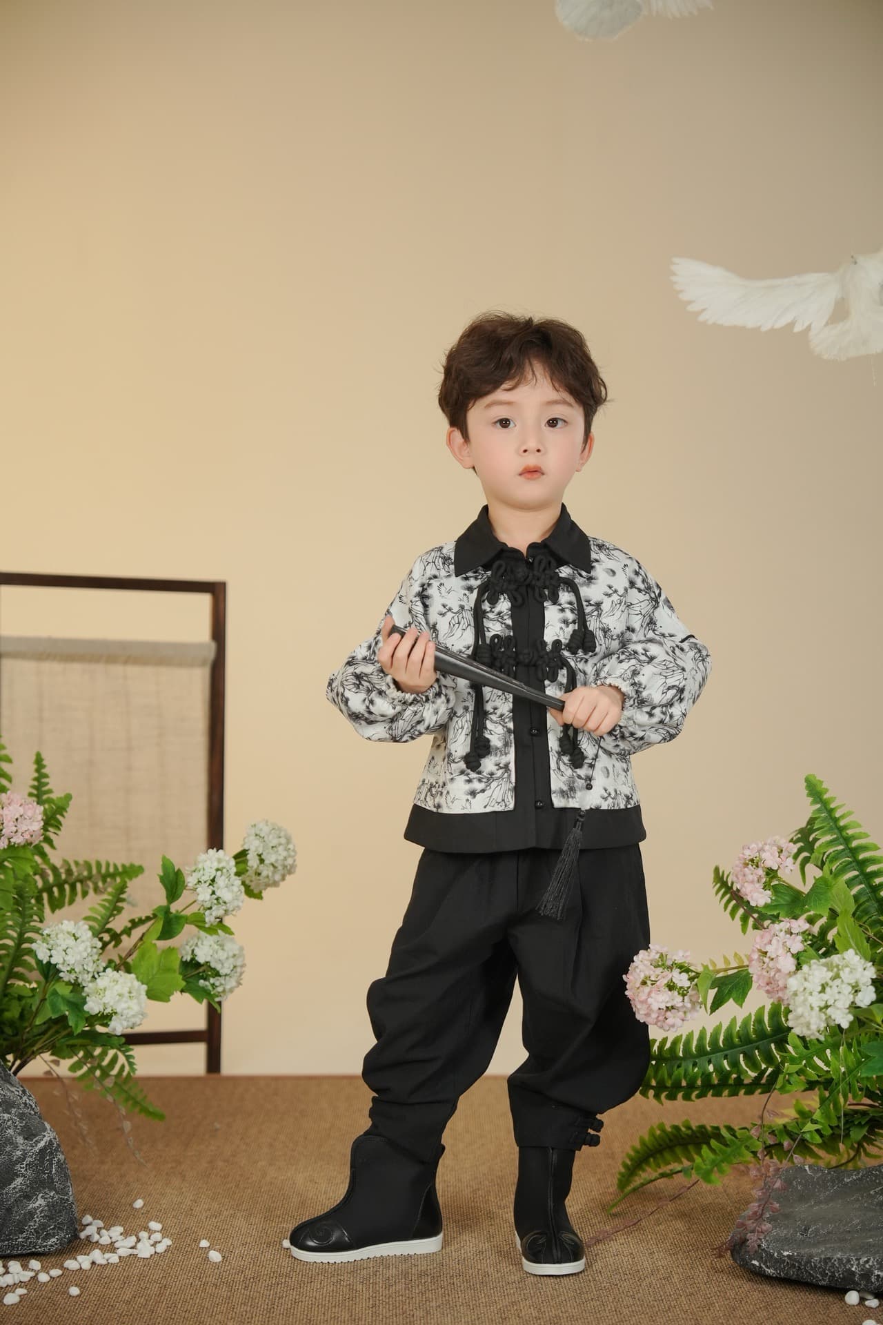 JXGX 2024 Boy Hanfu Top-YunChuan