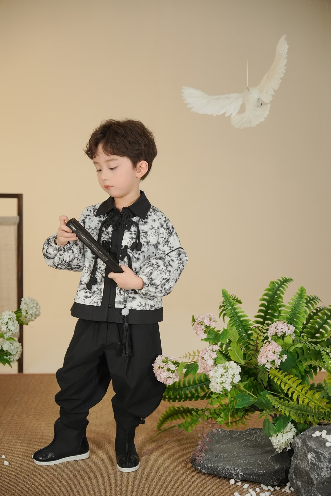 JXGX 2024 Boy Hanfu Top-YunChuan