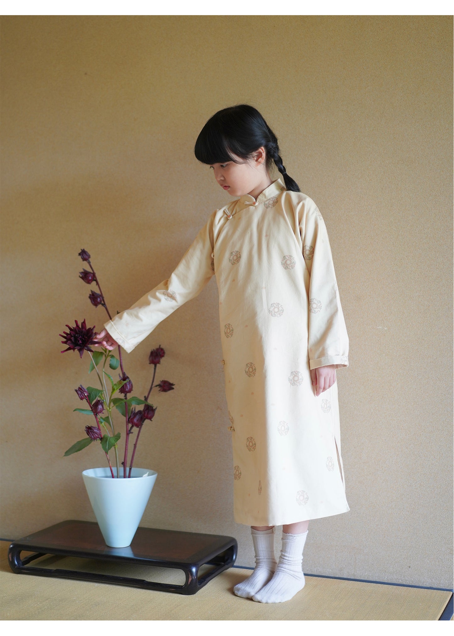 MaNa Kids Chinese Dragon Traditional Long Robe --- Chinese New Year