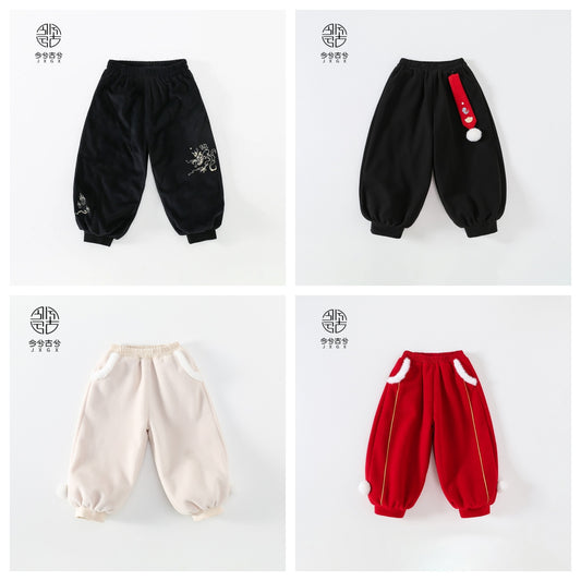 JXGX Kids Chinese New Year Pants