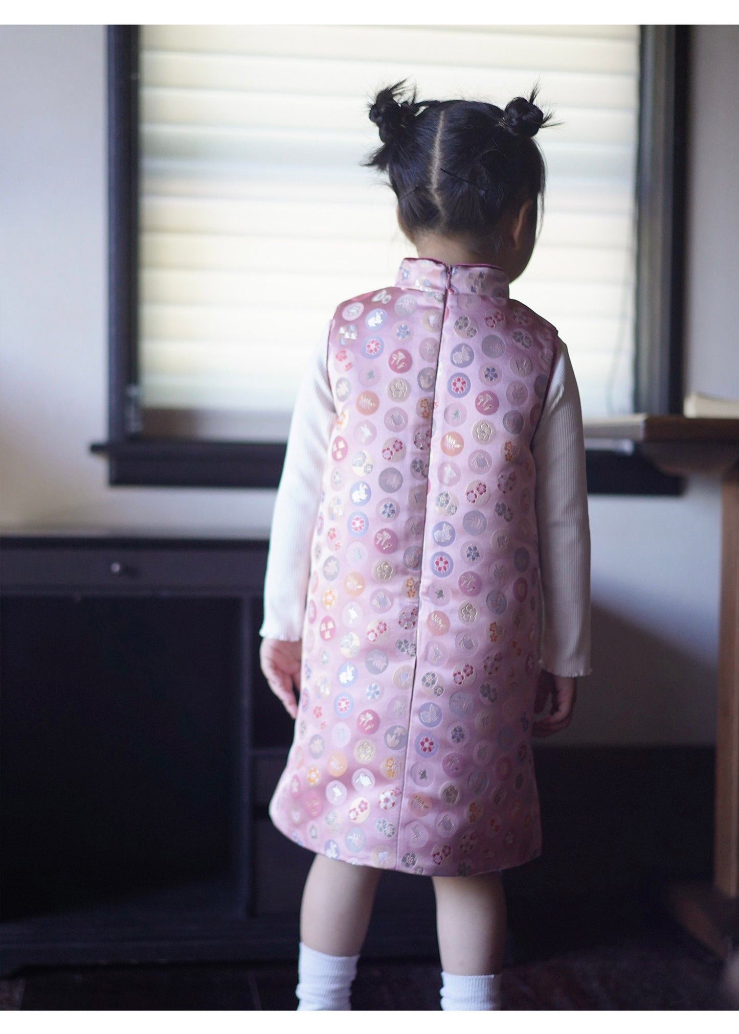 Manna Heritage Jacquard Vest Qipao Dress