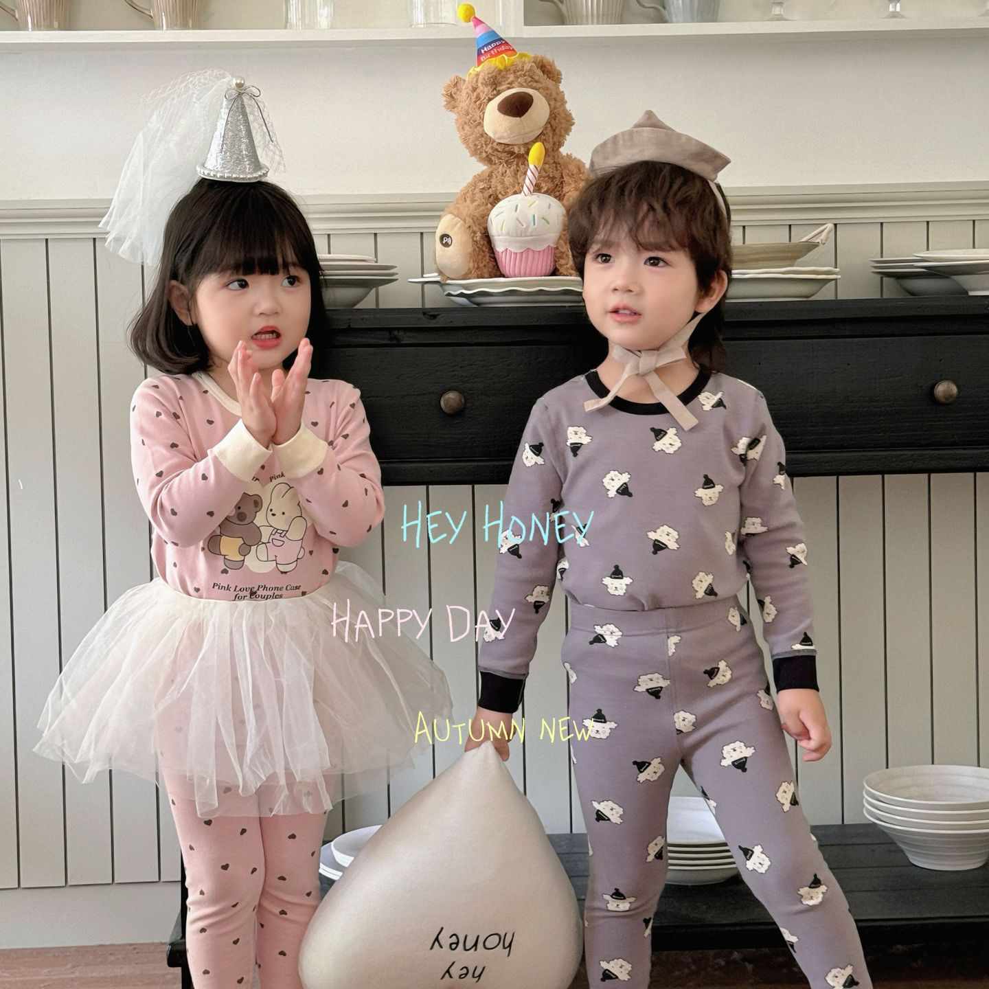 DXJ Kids Cozy Pyjama Set