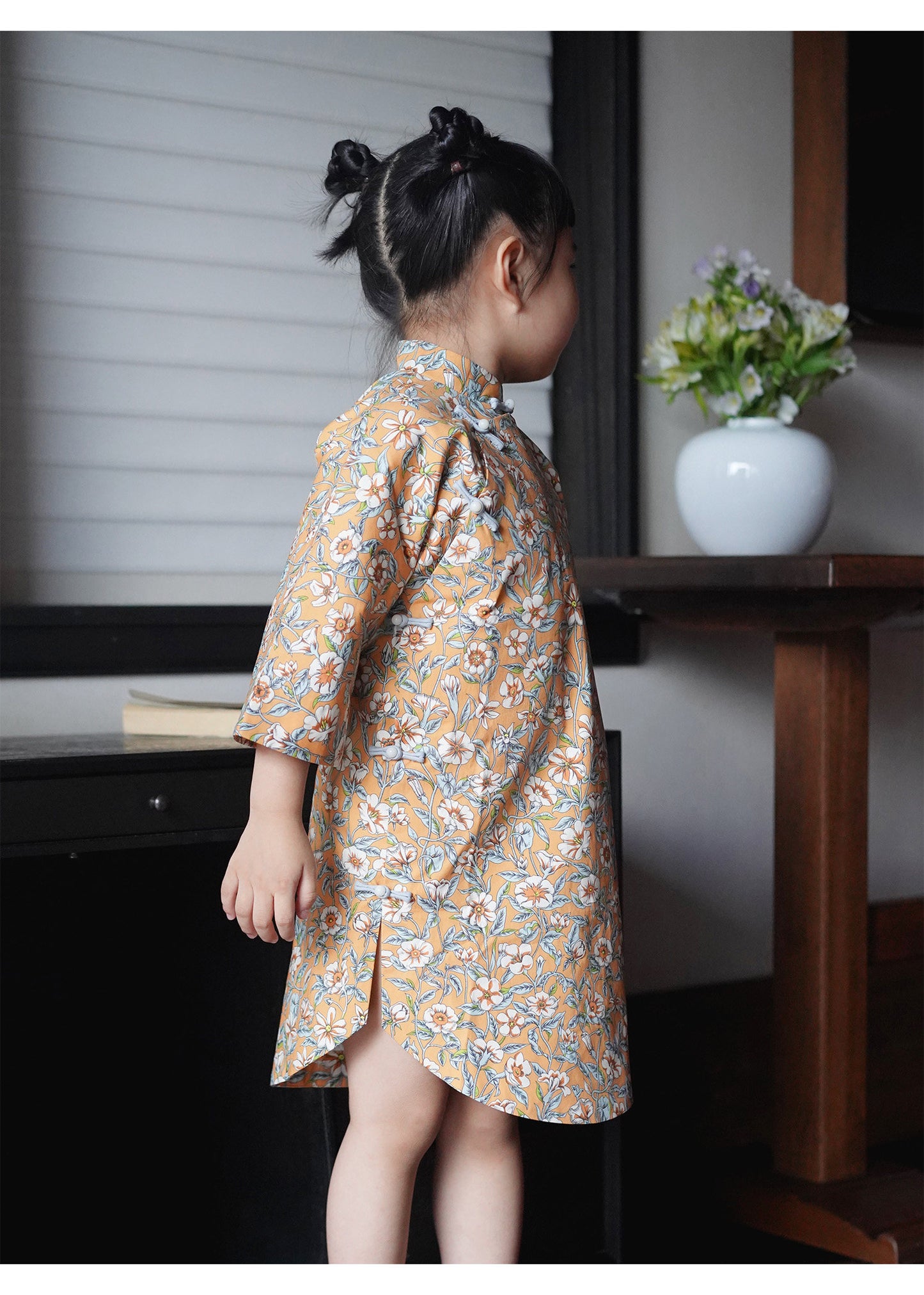 Manna Vintage Garden Cheongsam Dress