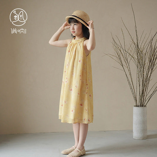 Mana Girls' Buttercup Breeze Floral Dress