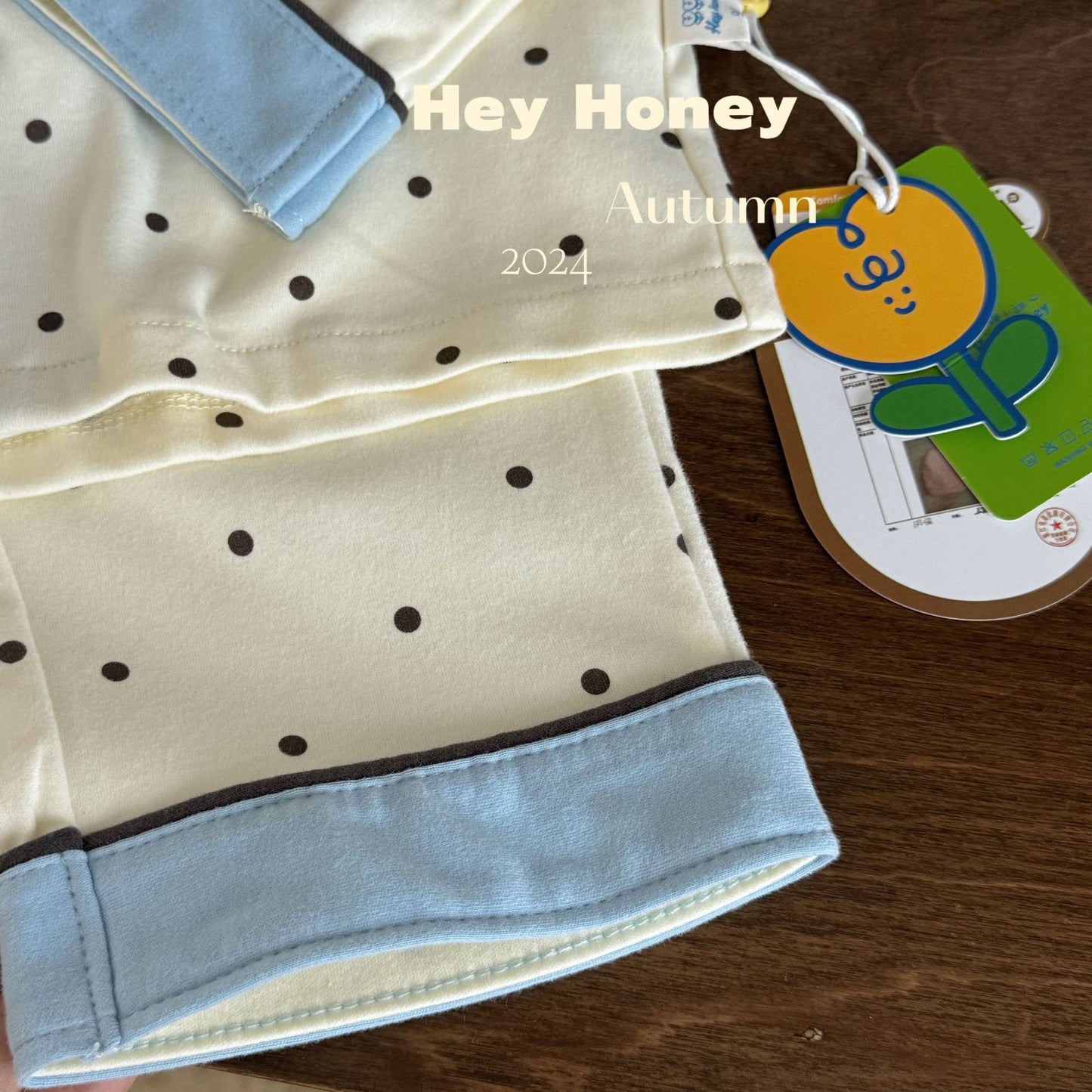 DXJ Family Matching Cotton Lapel Pyjamas Set