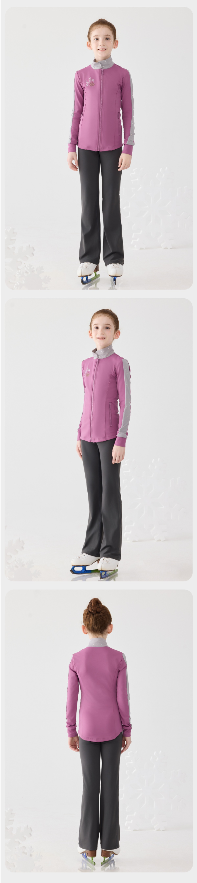 Jollybean Princess Glide Hot Diamond Figure Skating Jacket