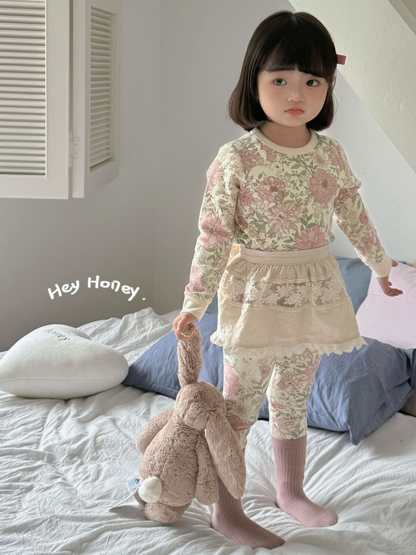 Ensemble vichy d'été pour fille DXJ Berry