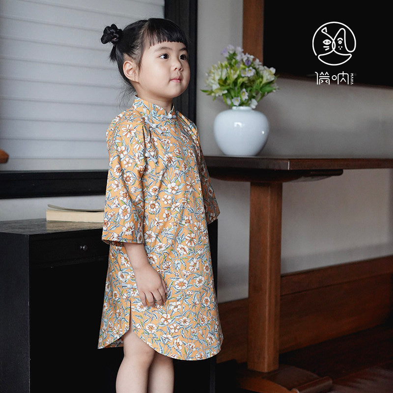 Manna Vintage Garden Cheongsam Dress