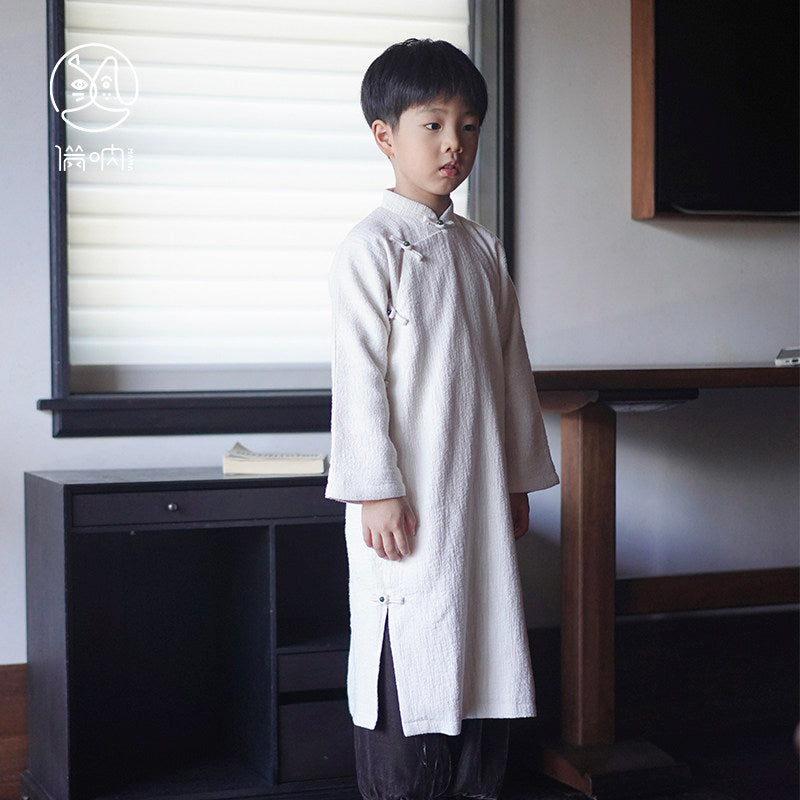 Manna Boys Ivory Scholar Changshan Set