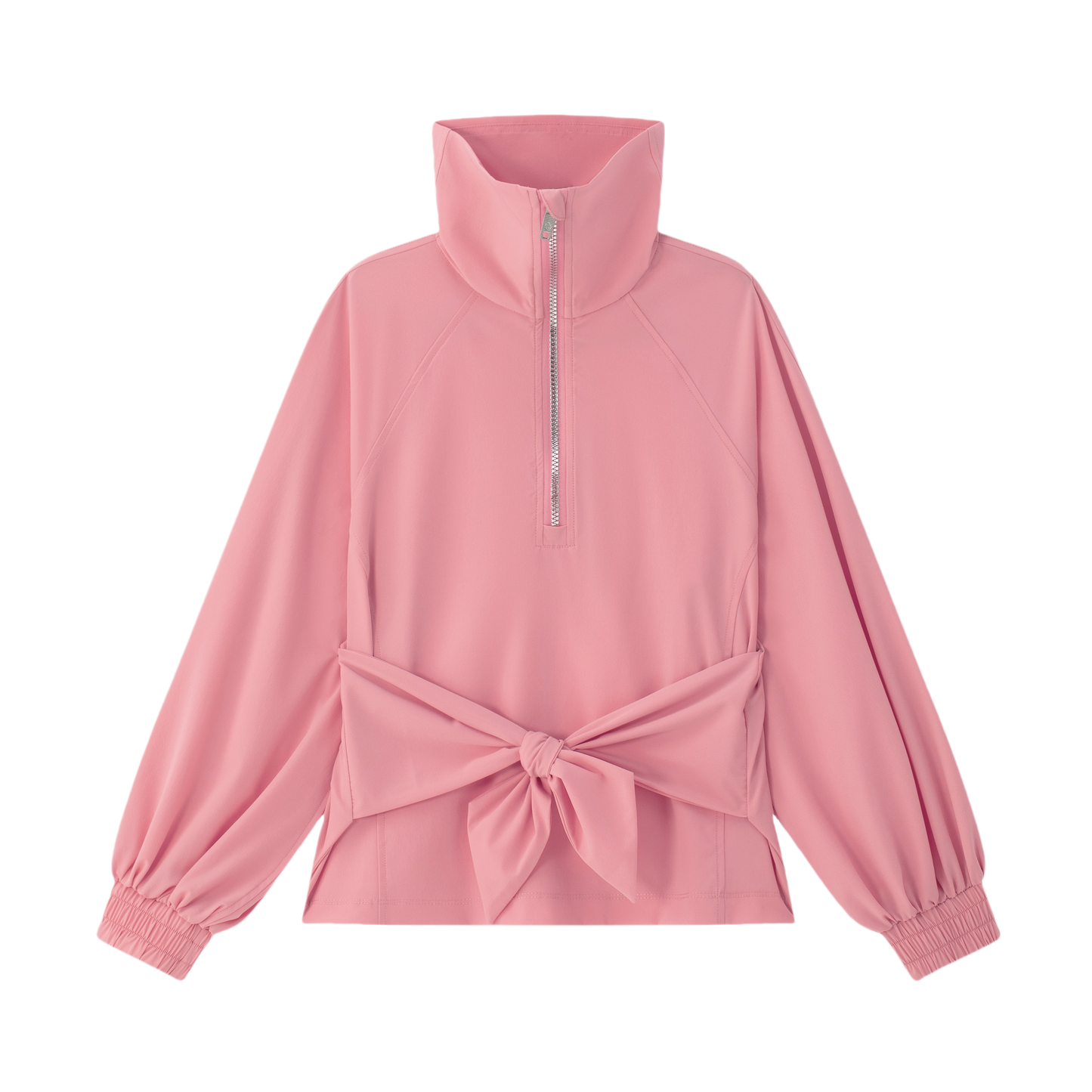 Jollybean Chic Bow Breeze Half-Zip Top for Girls （130-170/6y-Adult）