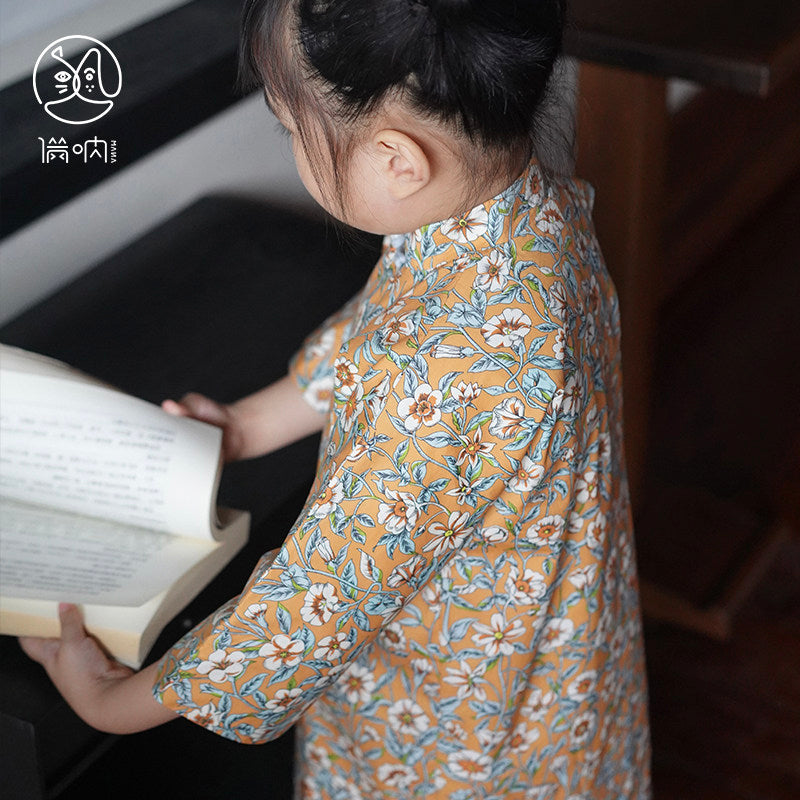Manna Vintage Garden Cheongsam Dress