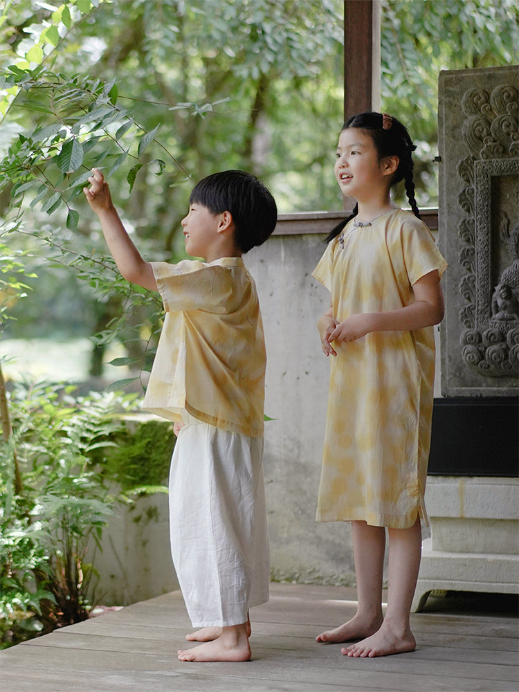 MaNa Cotton Yellow Dot Top t-shirt