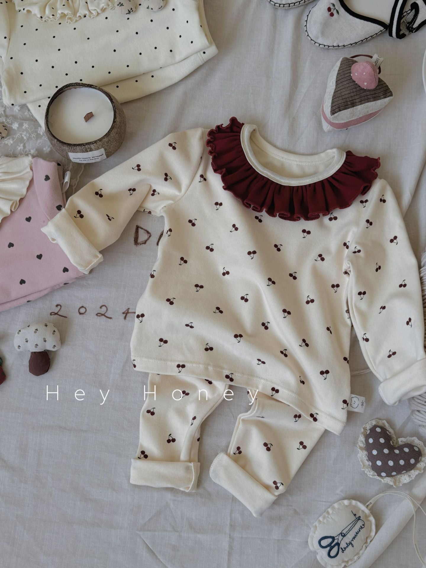 Ensemble vichy d'été pour fille DXJ Berry