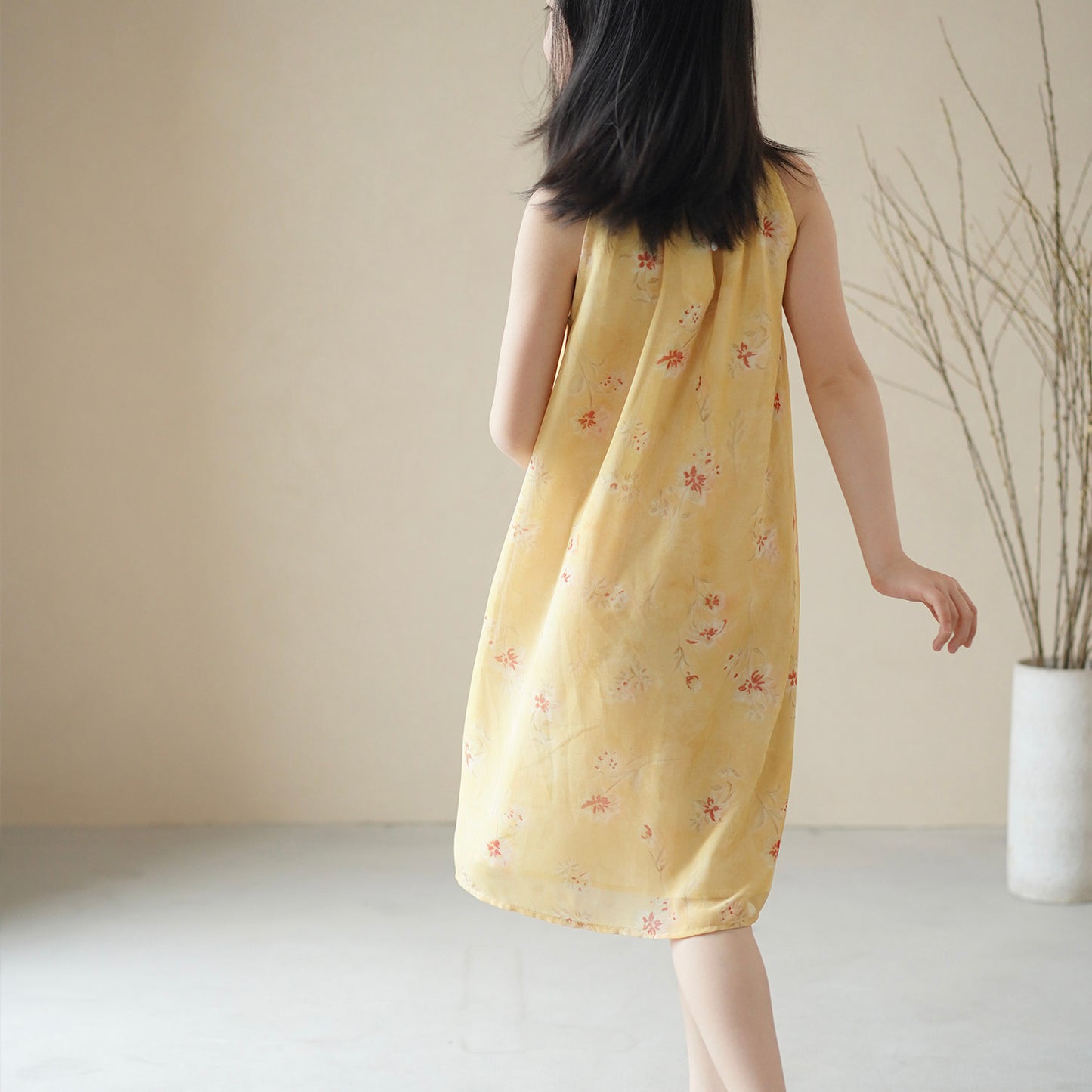 Mana Girls' Buttercup Breeze Floral Dress