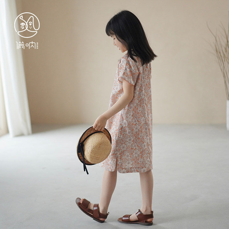 Manna Coral Garden Classic Qipao Dress
