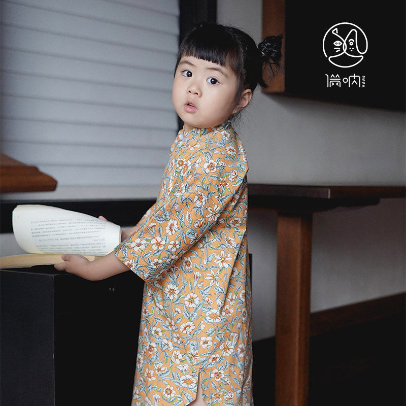 Manna Vintage Garden Cheongsam Dress