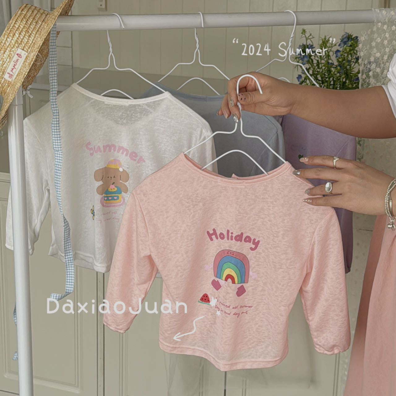 DXJ Cardigan léger Summer pour enfants