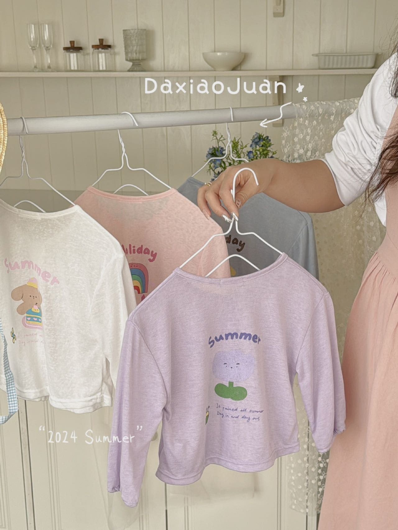 DXJ Cardigan léger Summer pour enfants