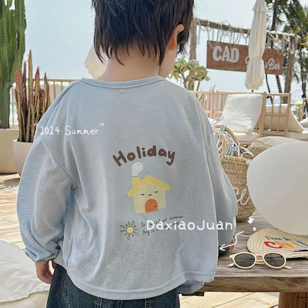 DXJ Cardigan léger Summer pour enfants