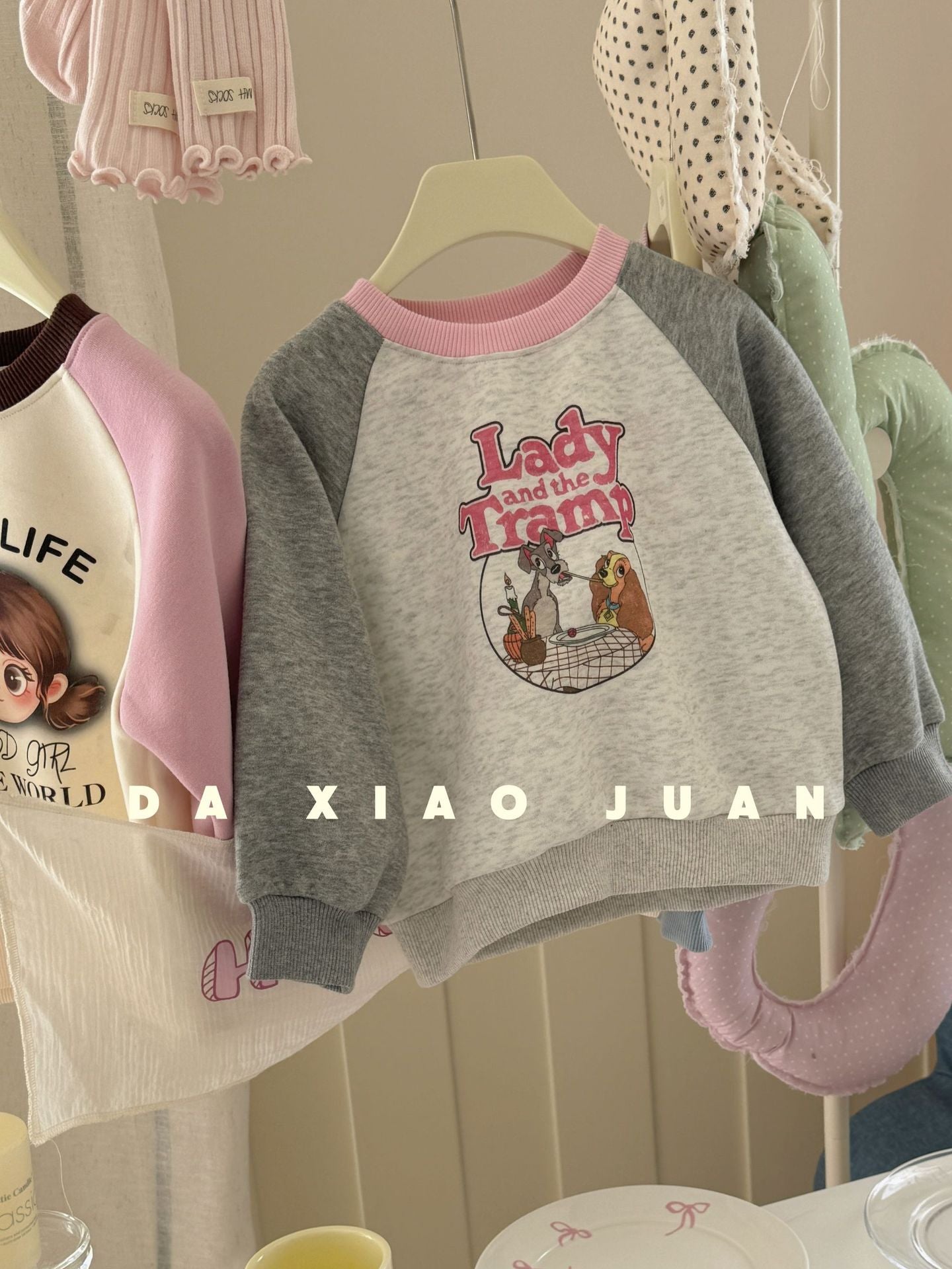 DXJ Kid Cartoon Casual Sweatshirt