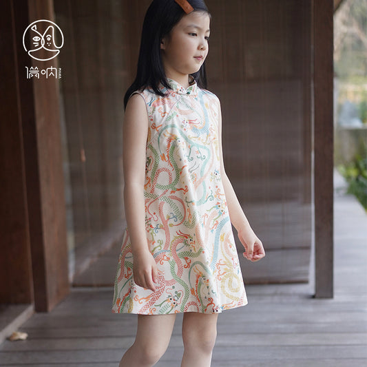 MaNa Cotton Dragon Sleeveless Dress