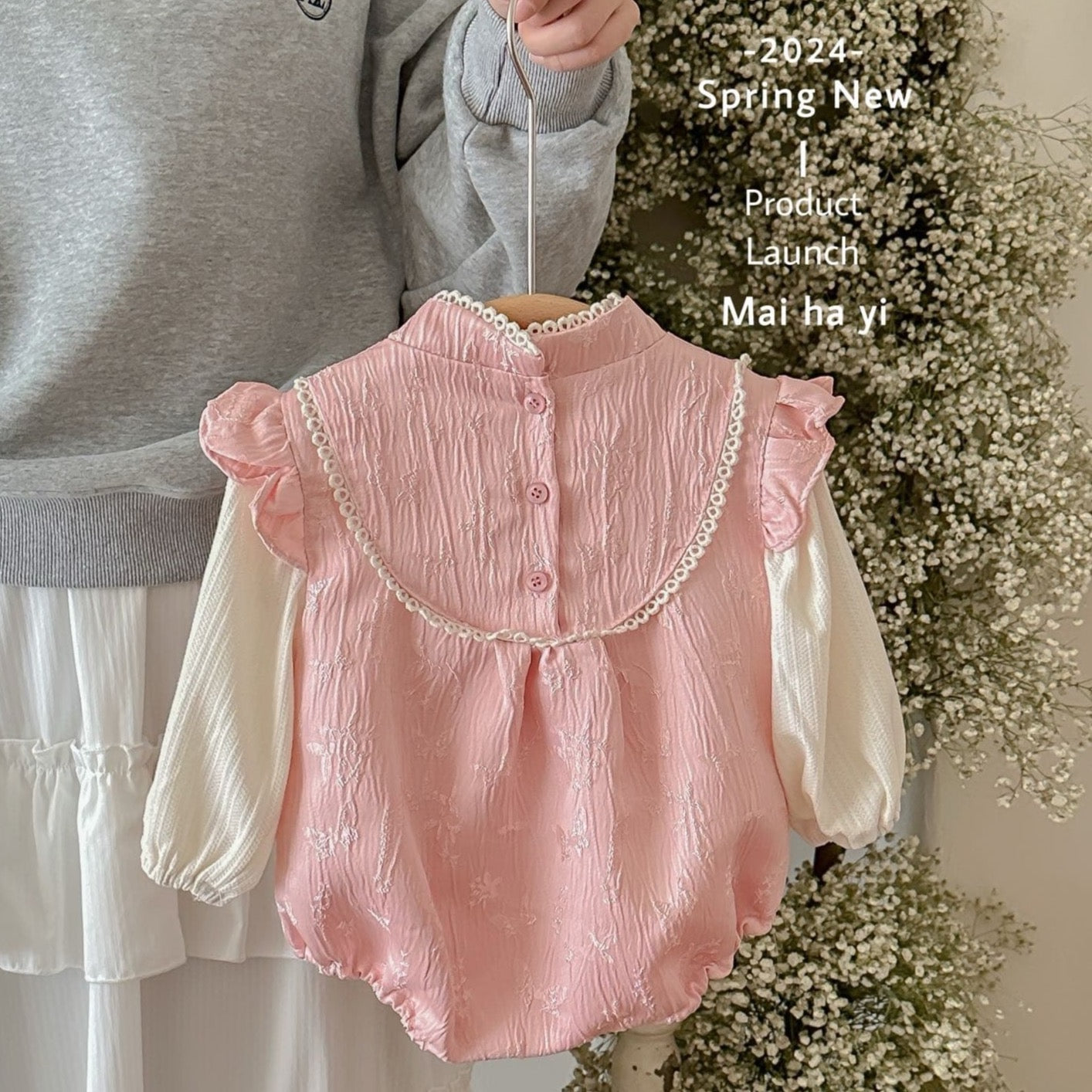 MHY Baby Girl Spring Bodysuit 4