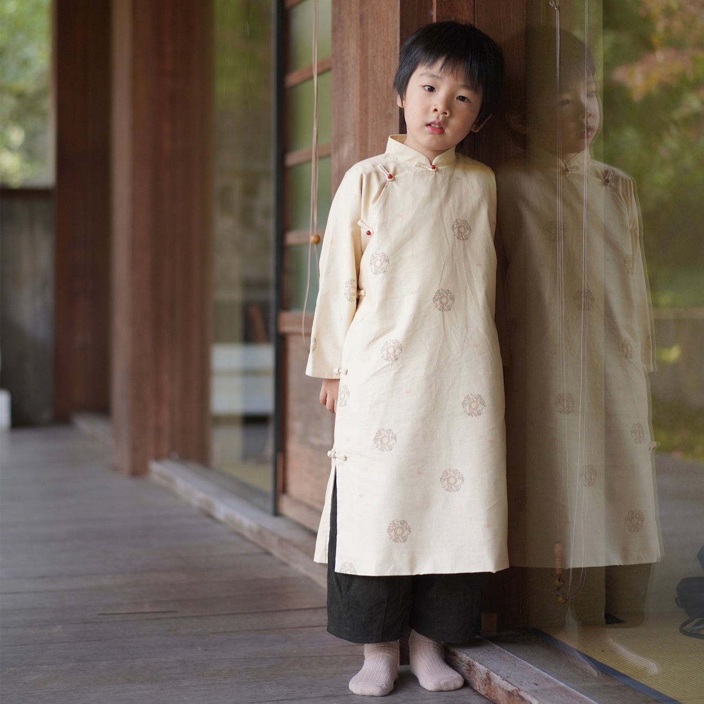 MaNa Kids Chinese Dragon Traditional Long Robe --- Chinese New Year