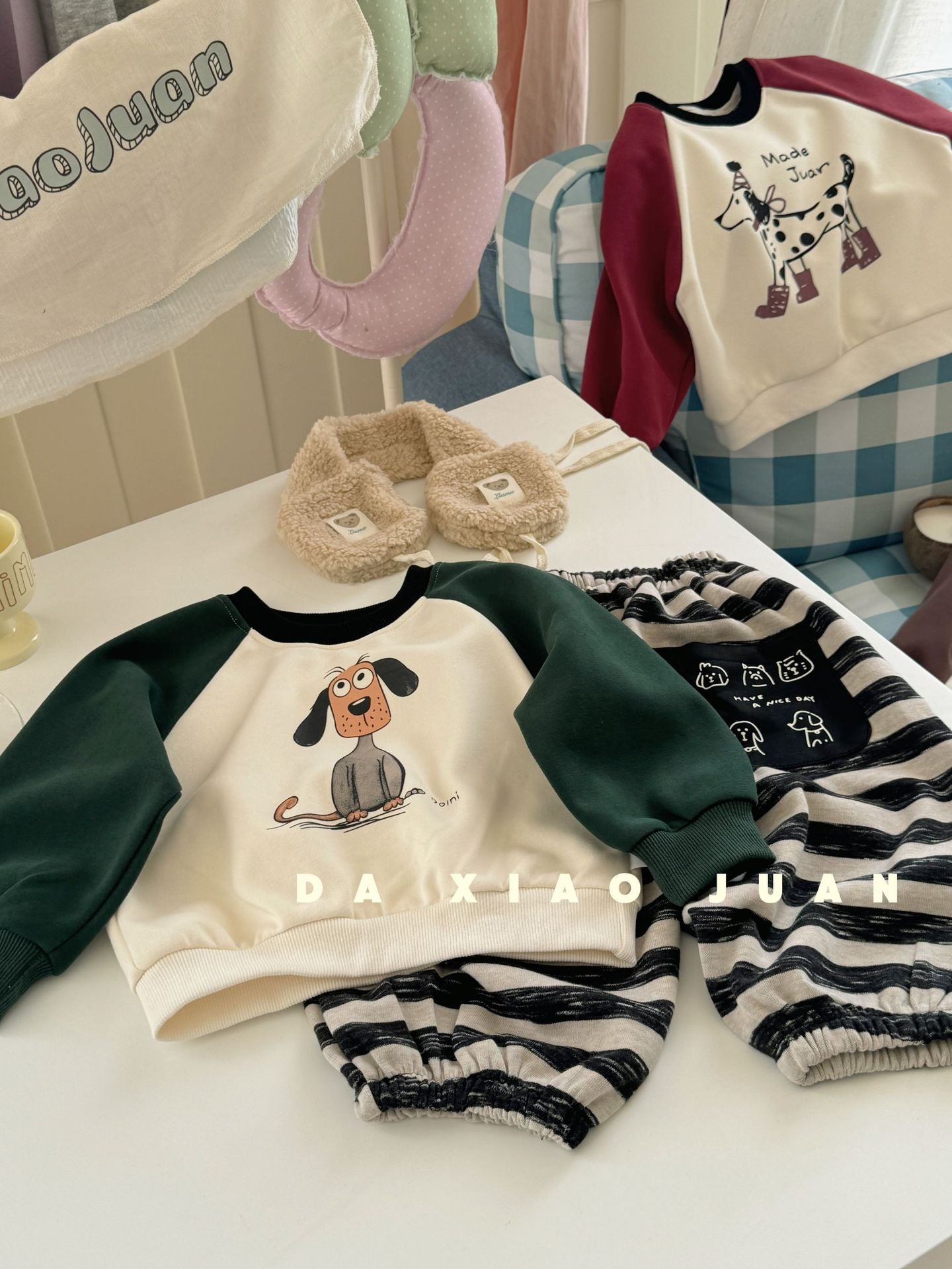 DXJ Kid Cartoon Casual Sweatshirt