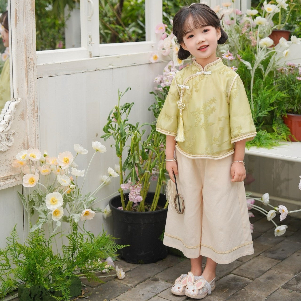 JXGX Girls Summer Orchid Grace | Mix & Match Traditional Tops & Skirts/Pants---Hewei