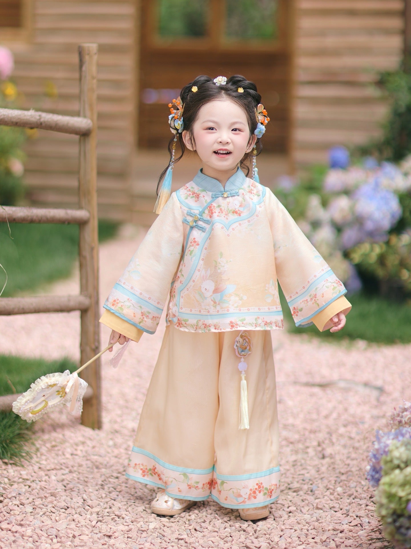 JXGX Little Moon Rabbit 2-Piece Girl’s Set --Xiaoyuetu