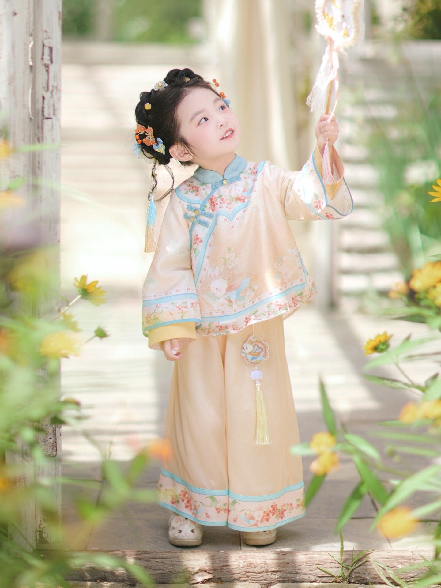 JXGX Little Moon Rabbit 2-Piece Girl’s Set --Xiaoyuetu