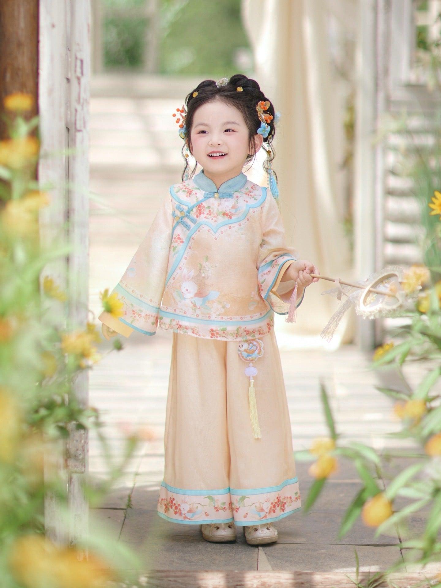 JXGX Little Moon Rabbit 2-Piece Girl’s Set --Xiaoyuetu